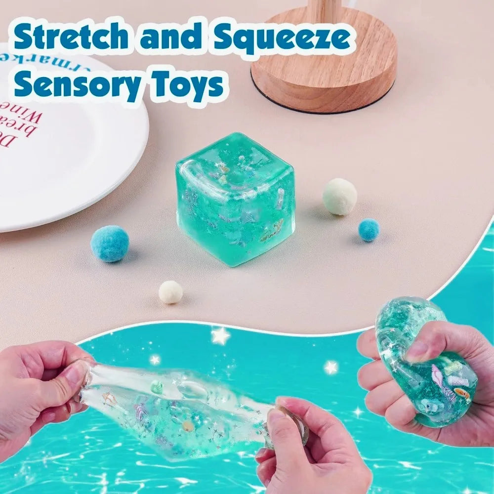 Squishy Stress Cube — 4-Pack