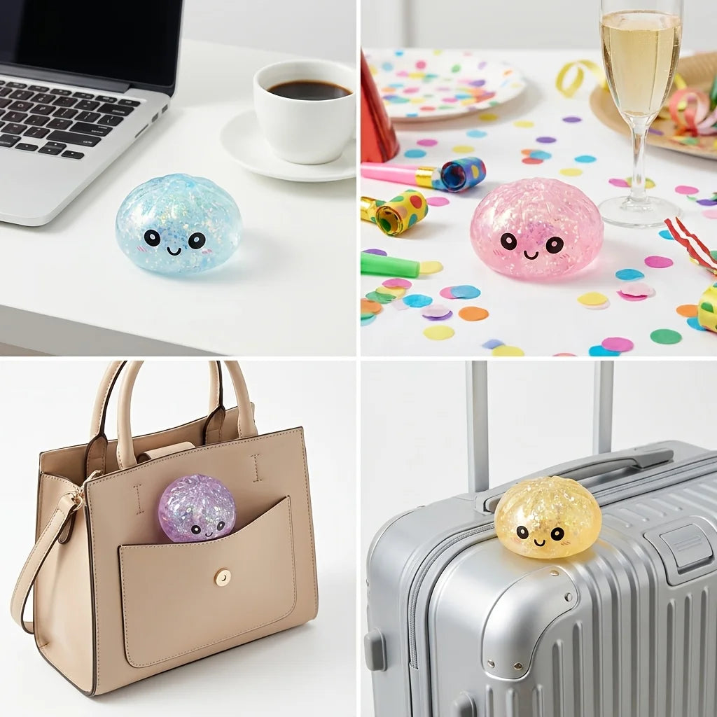 Mystery Dumpling Squishy — with Bamboo Steamer Basket