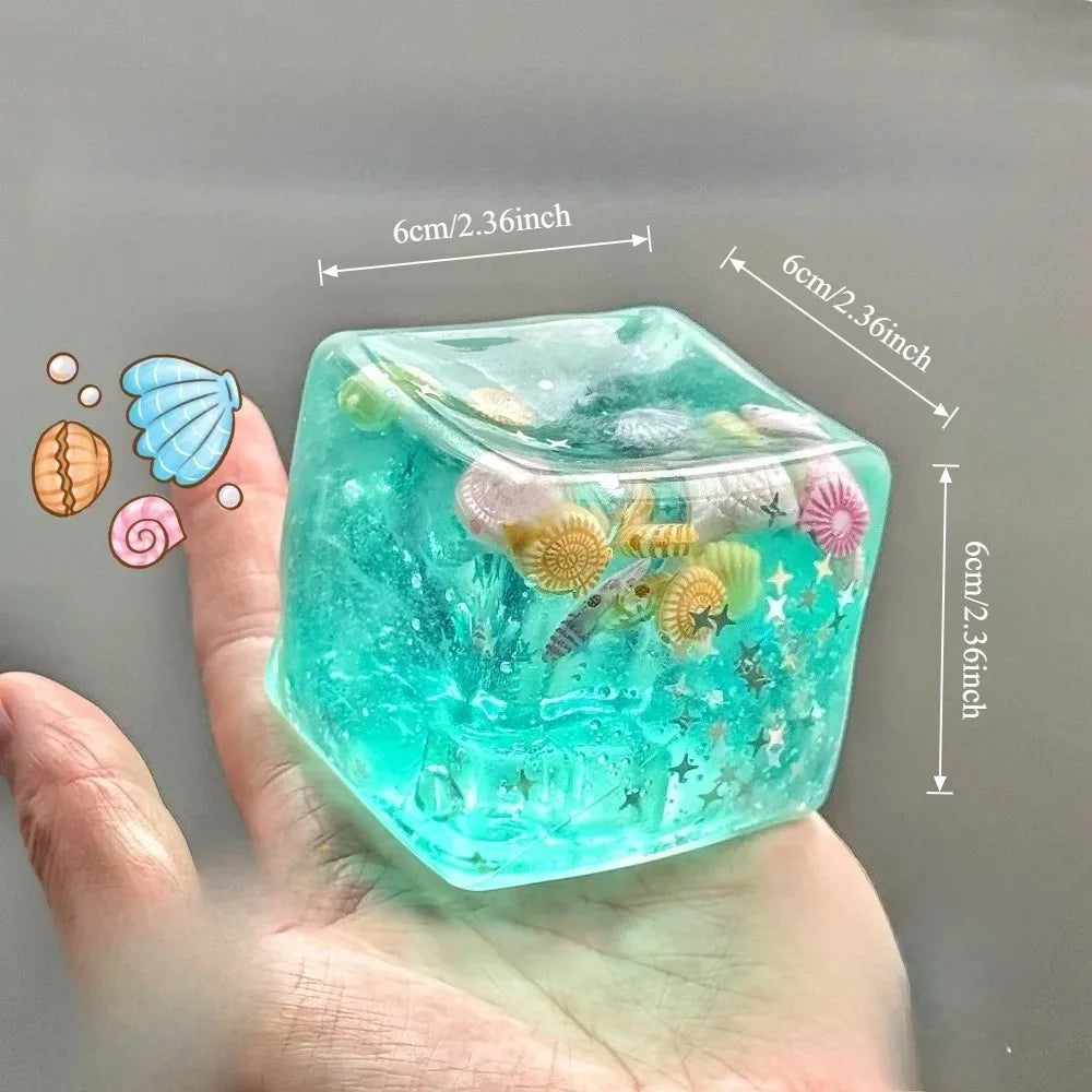 Squishy Stress Cube — 4-Pack