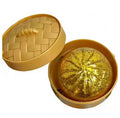 Mystery Dumpling Squishy — with Bamboo Steamer Basket